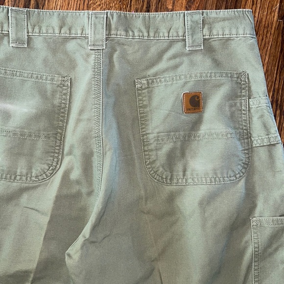 Carhartt Army Green Work Pants - Picture 1 of 5